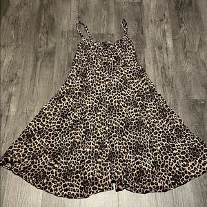 Torrid Leopard Print Midi Dress